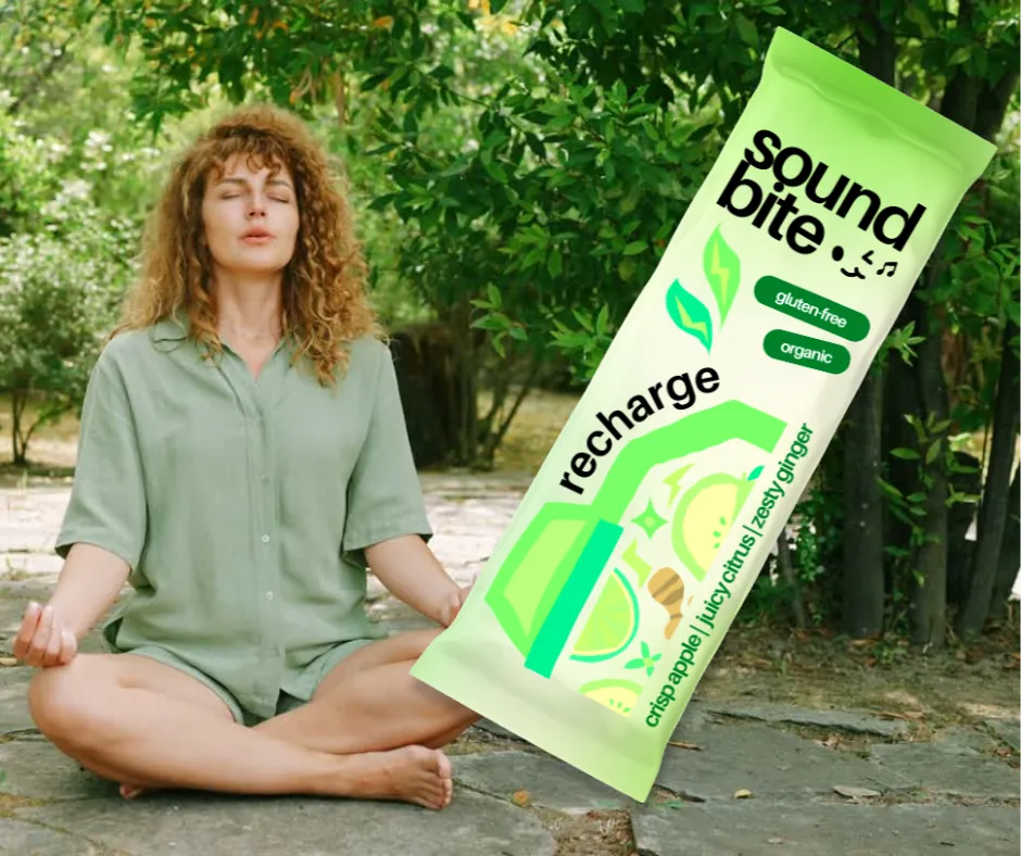 Recharge lifestyle — meditating outdoors